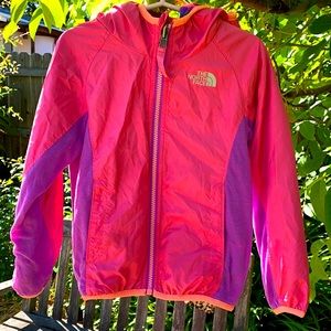 North face fleece windbreaker
